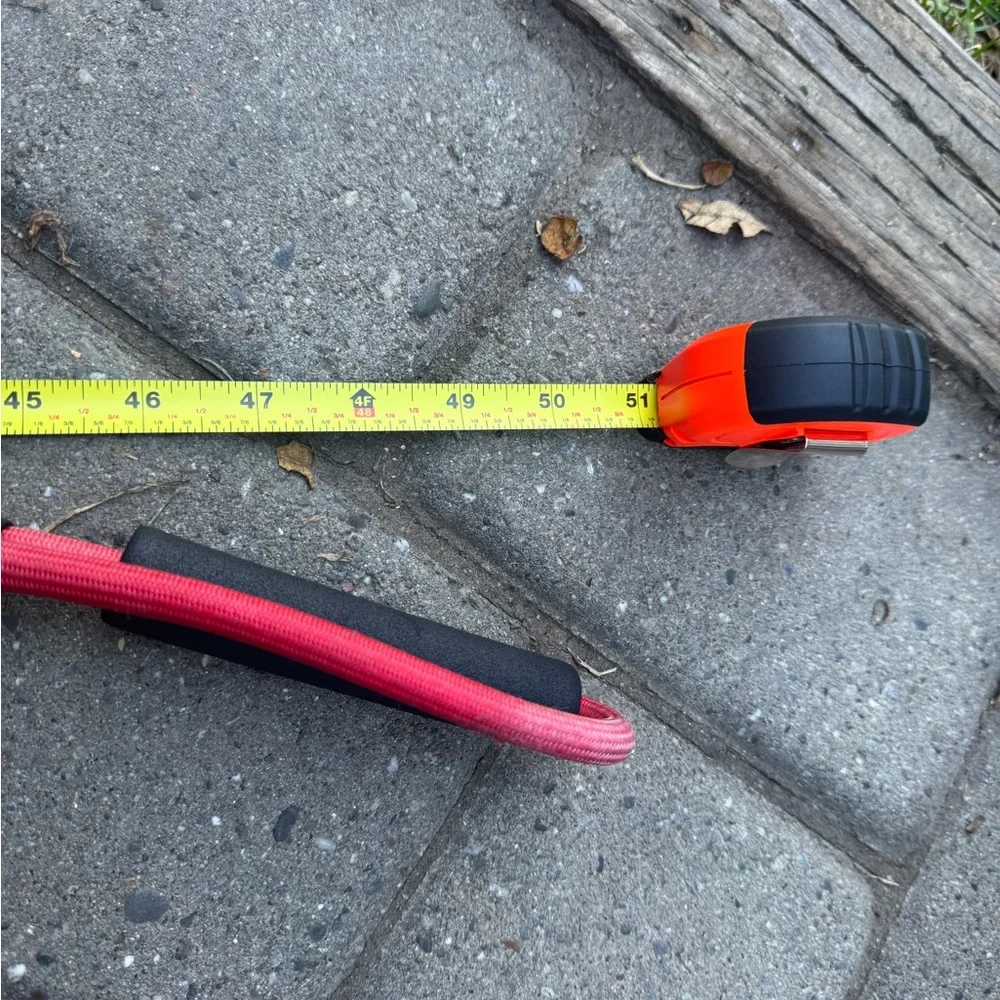 Red and Black Bungee Dog Leash